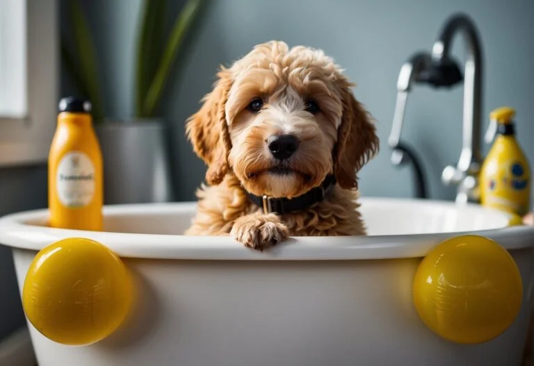 How can I make my Goldendoodle puppy smell good?